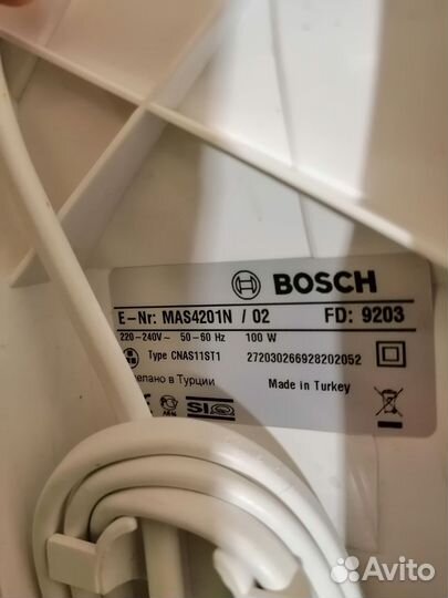 Ломтерезка Bosch MAS4201N/02