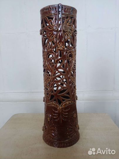 Ваза керамическая решетчатая