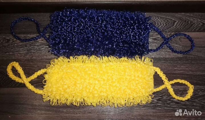 Мочалки ручной работы, в наличии и на заказ