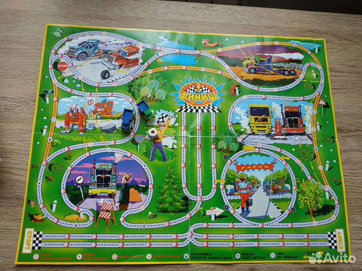 Настольная игра Крутые гонки