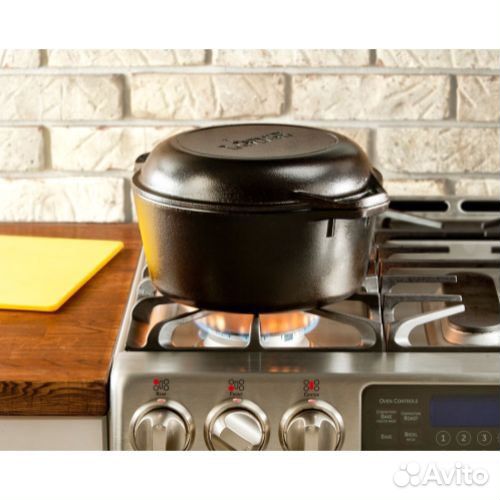 Кастрюля Lodge L8DD3 Double Dutch Oven 4,73л