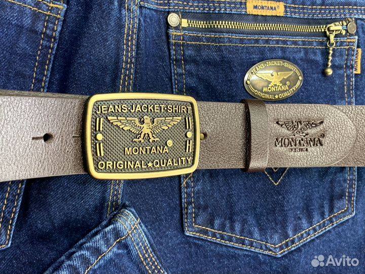 Кожаный ремень Montana