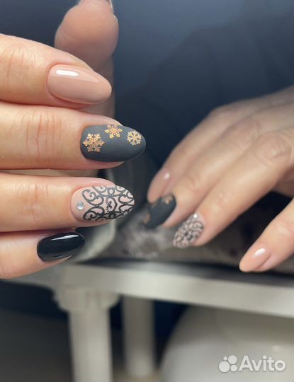 Маникюр, гель лак, наращивание