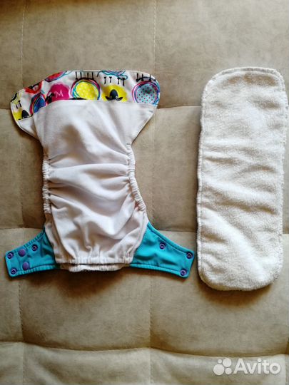 Многоразовые подгузники 4шт