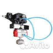 Кран шаровой DN.ru BV3232P(2pc) -FP-T-ISO-H Ду80 Ру40, полнопроходной вн. резьба, нержавеющая сталь