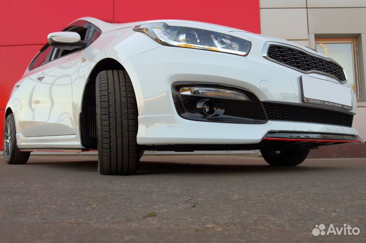 Накладка передняя на Kia Ceed \ Pro Ceed рестайл