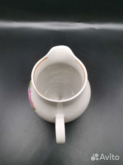 Молочник сливочник Цветы Дулево 1 сорт 1997 года