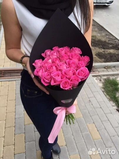 Цветы розы букет