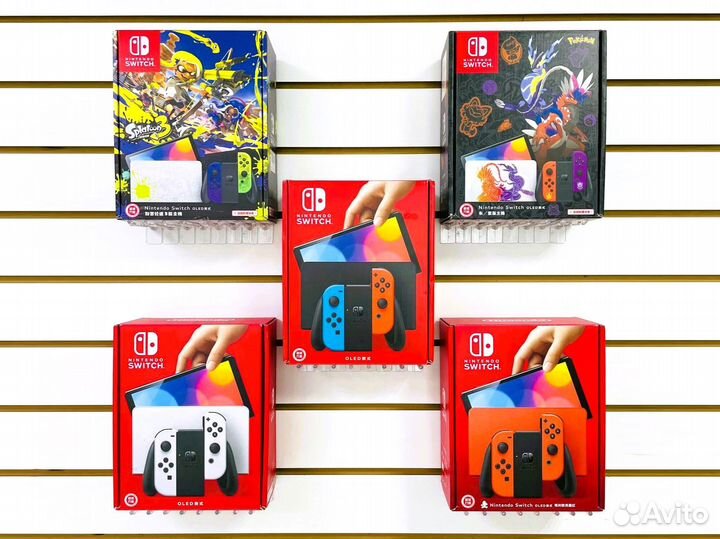 Nintendo Switch Oled + Чип + 128GB