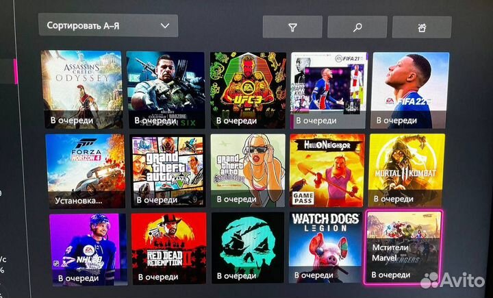 Xbox One S на 1тб + Игры