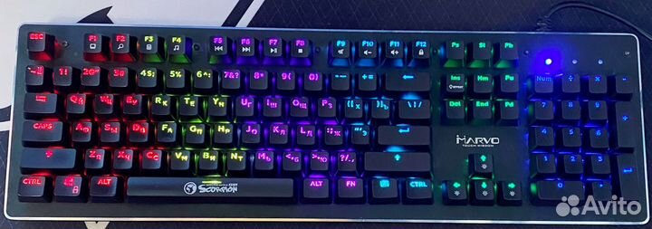 Игровая механическая клавиатура marvo KG909