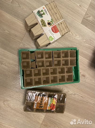 Торфяные горшочки для рассады Новые