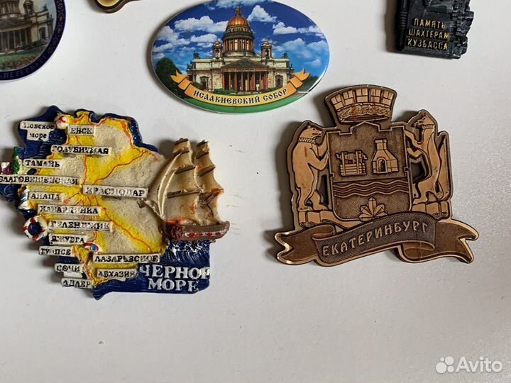 Магниты на холодильник города россии