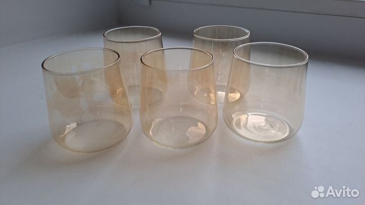 Рюмка. Цветное тончайшее стекло. Винтаж. СССР