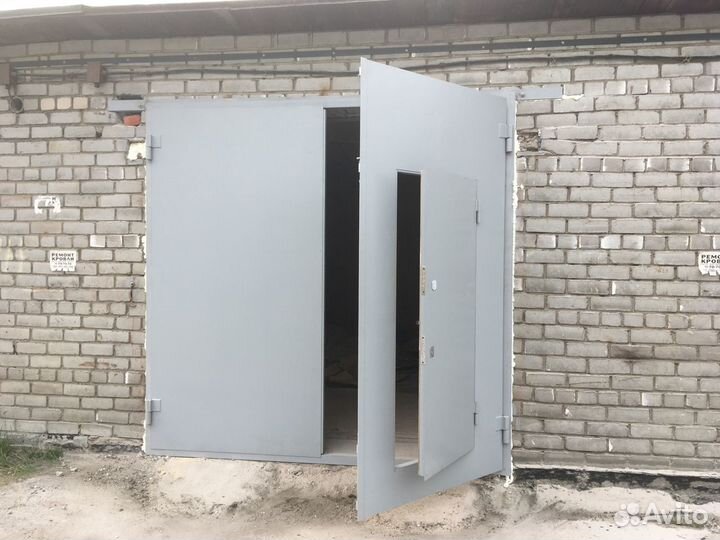 Ворота гаражные металлические