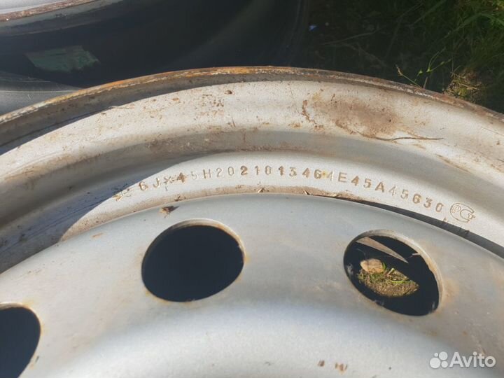 Комплект штампованных дисков chery fora r15 6j