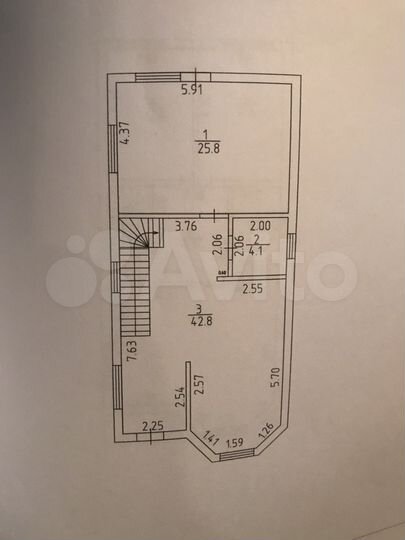 Дом 140 м² на участке 3 сот.