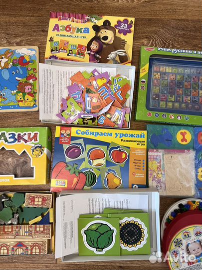 Развивающие игрушки пакетом