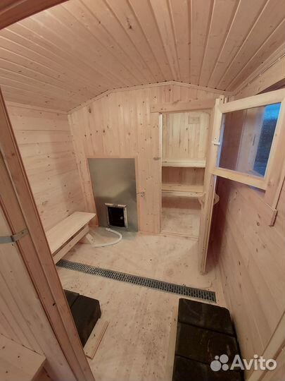 Баня с террасой