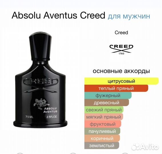 Духи Creed Absolu Aventus 100мл