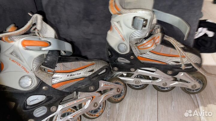 Роликовые коньки детские раздвижные