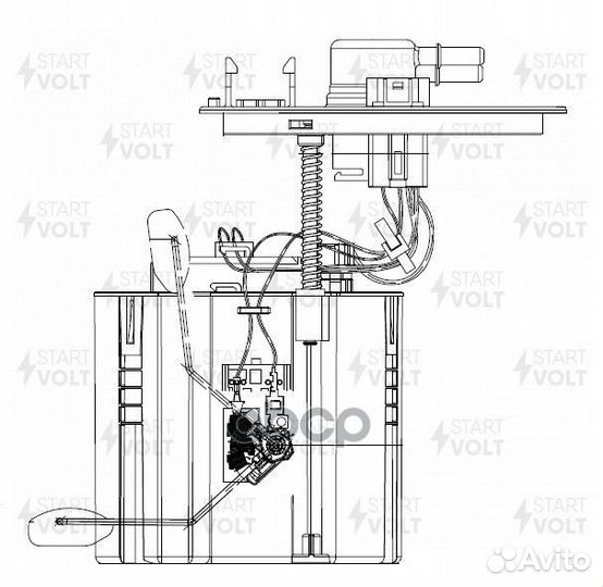 SFM 1430 насос топливный Hyundai Elantra 1.6i