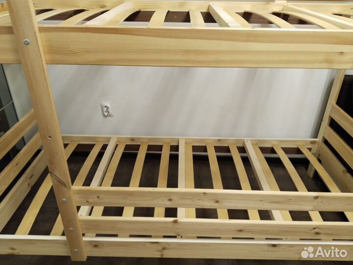 Двухъярусная кровать бу+матрац