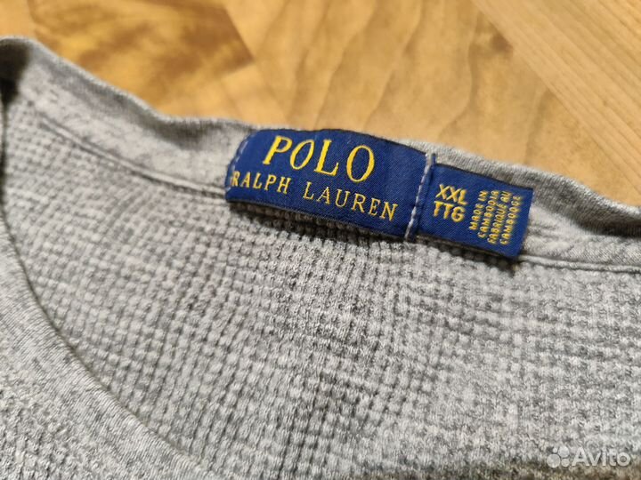 Лонгслив Polo Ralph Lauren waffle