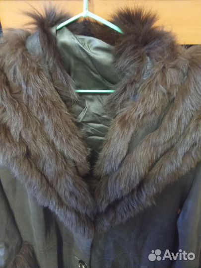 Шикарное кожаное пончо