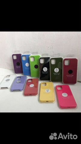 Силиконовые чехлы на iPhone 12/12 Pro