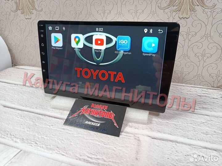 Магнитола Toyota android вместо штатной новая