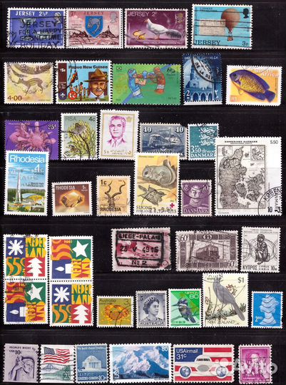 Марки стран мира