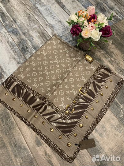 Платок шелковый Louis Vuitton 2 цвета новый