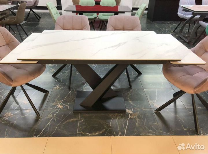 Стол из керамогранита раздвижной SKR-48733