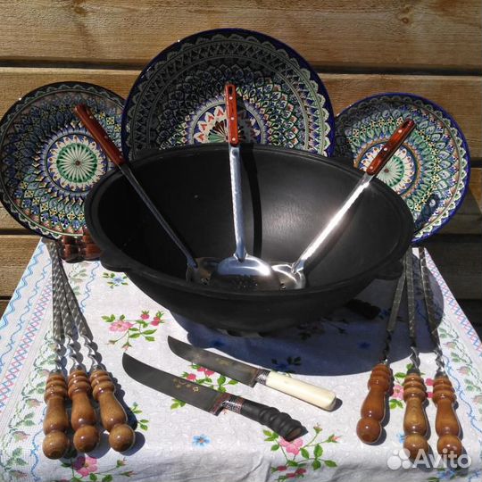 Казаны чугунные, от 3,5л,Узбекские, город Наманган