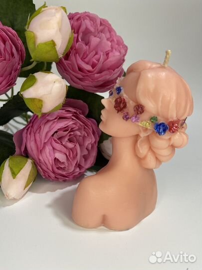 Свечи интерьерные, свечи восковые, свечи цветные