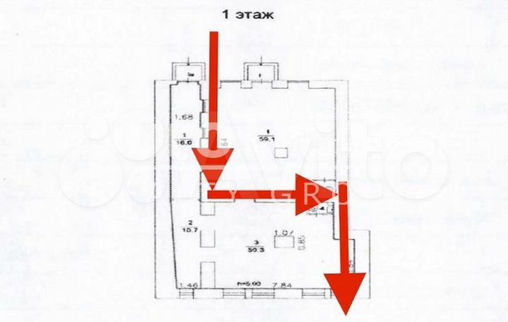 Сдам торговое помещение, 78 м²