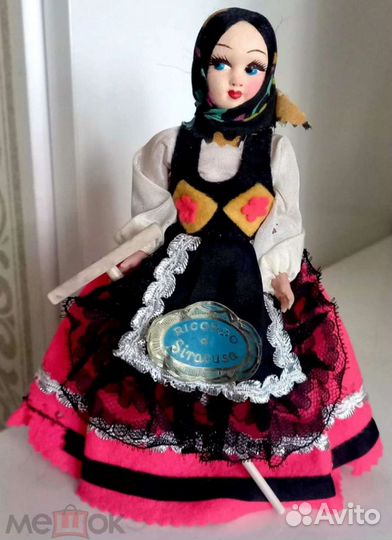 Кукла из Италии. Прессованный фетр