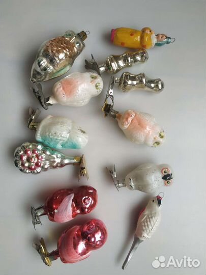 Ёлочные прищепка, подвес СССР