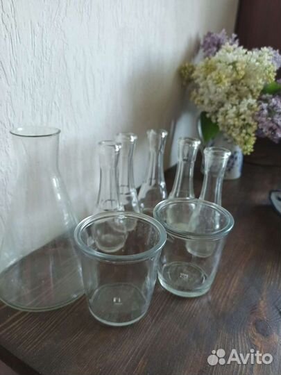 Бутылочки, стаканы для свечей