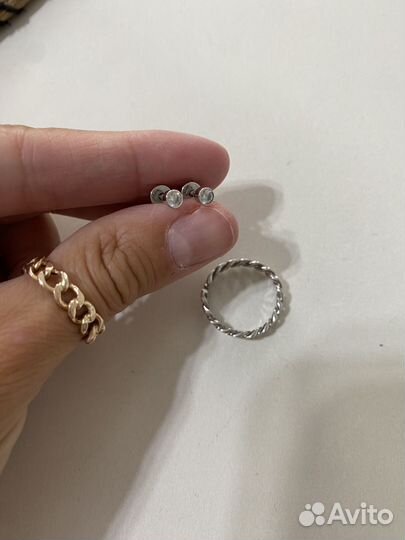Серебряные серьги