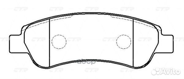 Ckpu-50 GK0907 Колодки тормозные дисковые з