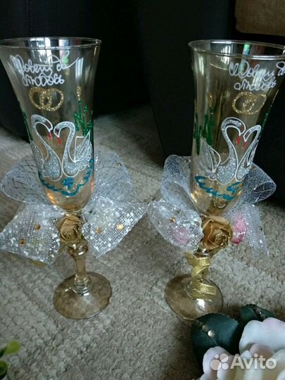 Свадебные фужеры