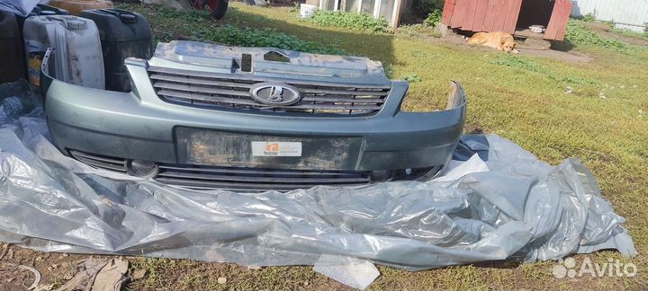 Бампер передний priora 1