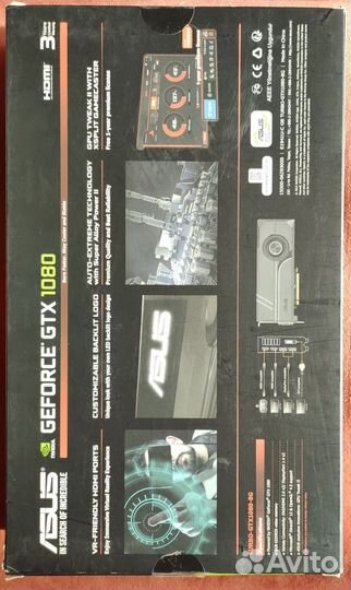Видеокарта asus Turbo GTX 1080