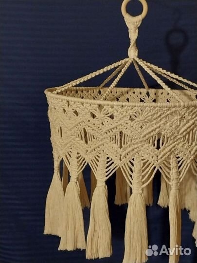 Абажур из макраме