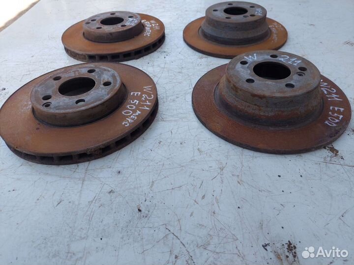 Тормозные диски на Мерседес W211,E500