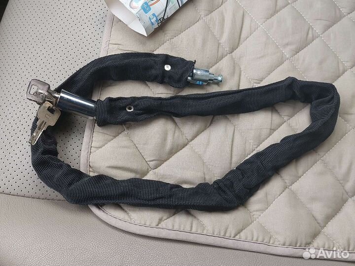 Замок велосипедный, цепь, 5 см-1000 мм