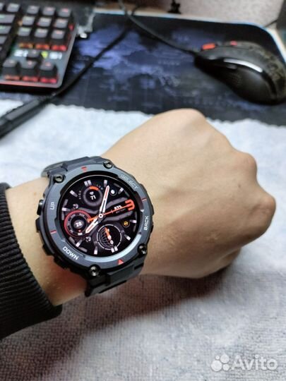 Смарт часы xiaomi amazfit t-rex pro новые
