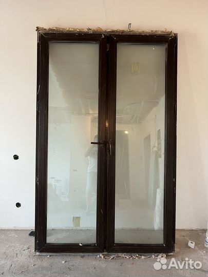 Дверь пластиковая пвх входная теплая